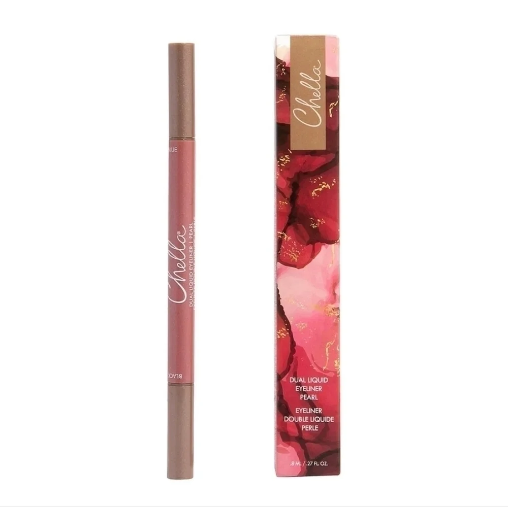 Chella Dual Liquid Eyeliner Pearl in Pearl Gray & Blue